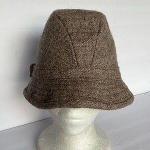 Vintage Hardwick Tweed Lakeland wool Hat Made in England
